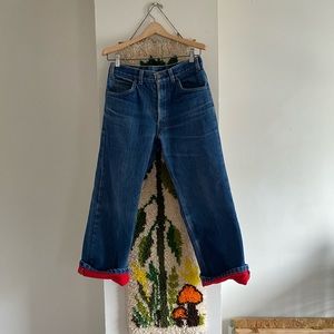 Flannel Lined Orange Tag Levis